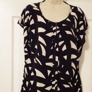 Women's blouse with cap sleeves, size XL